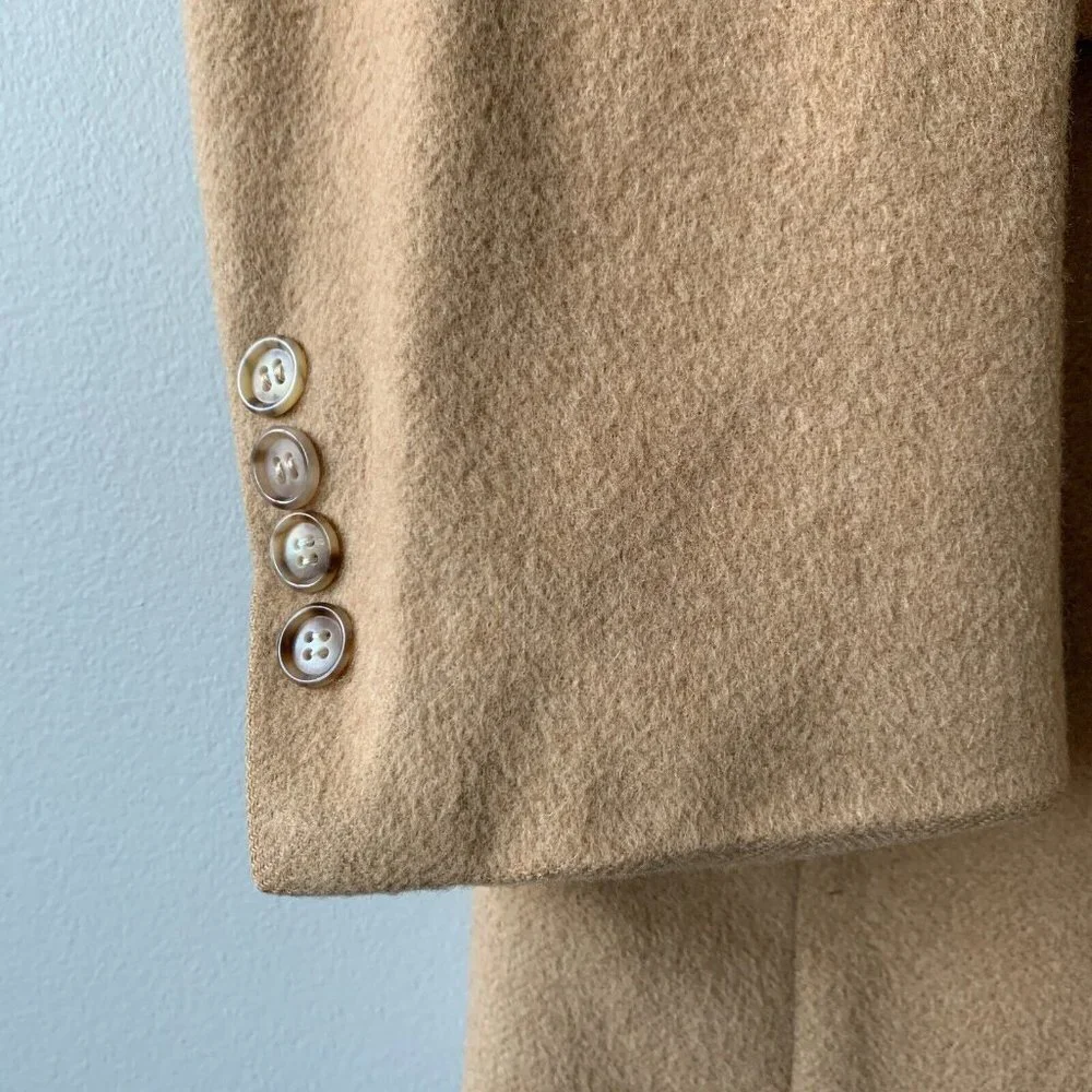 Turnbury Sport Coat Mens‎ Size 42R 100% Camel Hair Khaki Beige Blazer Jacket